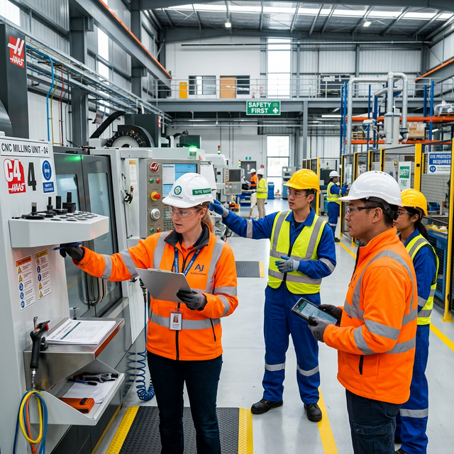 Safety site audits at industrial facility